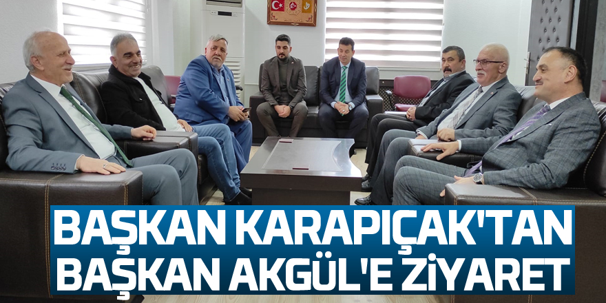 MHP İl Başkanı Karapıçak'tan Salıpazarı Belediye Başkanı Akgül'e ziyaret