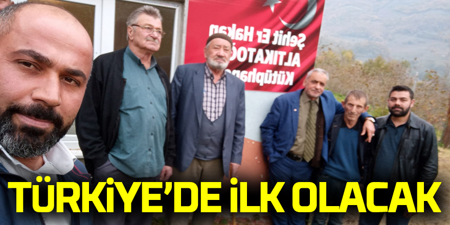 Türkiye’de İlk Olacak