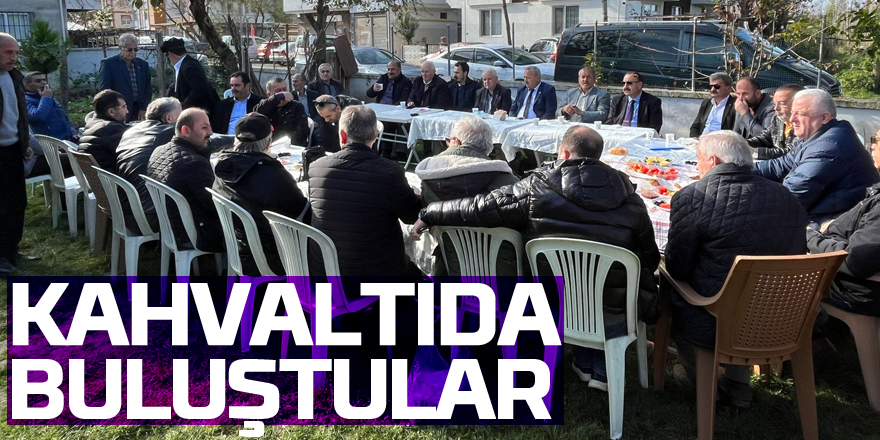 Kahvaltıda buluştular