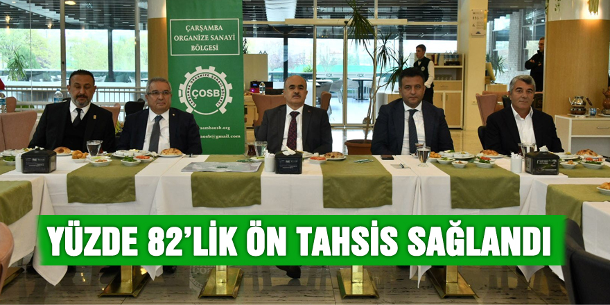 Çarşamba OSB’de yüzde 82’lik ön tahsis sağlandı