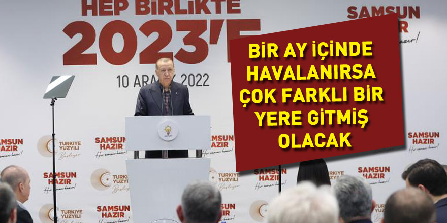 Cumhurbaşkanı Erdoğan: "1 ay içerisinde Kızılelma da havalanırsa, zaten artık olay çok farklı bir yere gitmiş olacak”