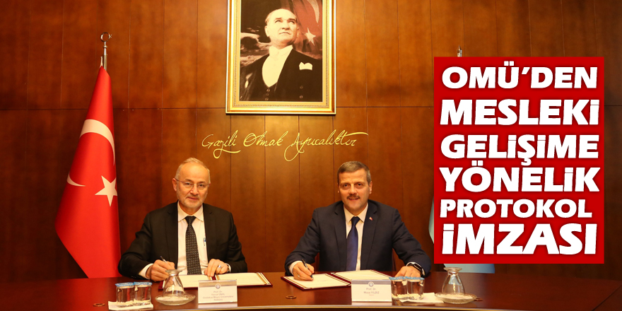 Öğrencilerin mesleki gelişimine yönelik protokol imzalandı