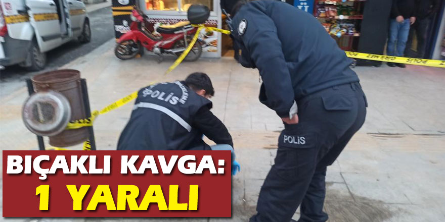 Bafra'da bıçaklı kavga: 1 yaralı