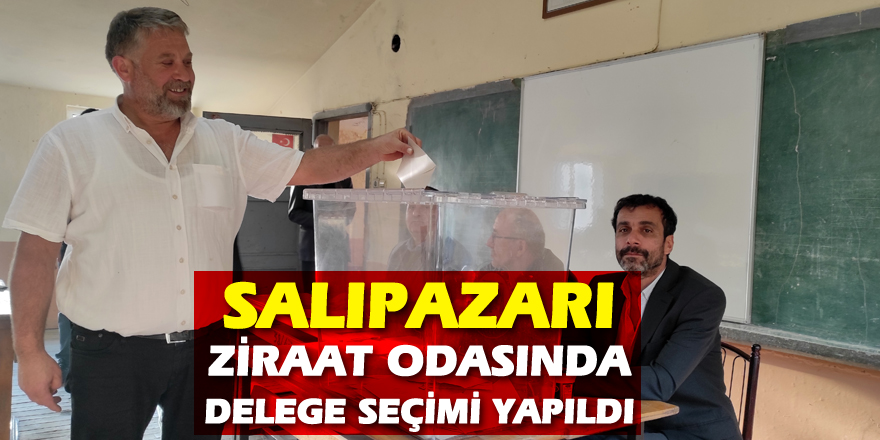 Salıpazarı Ziraat Odasında delege seçimi yapıldı