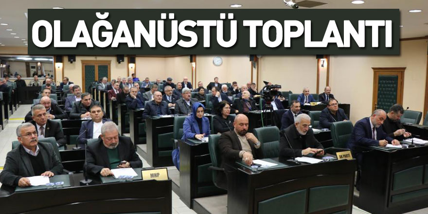 Samsun meclisi olağanüstü toplandı