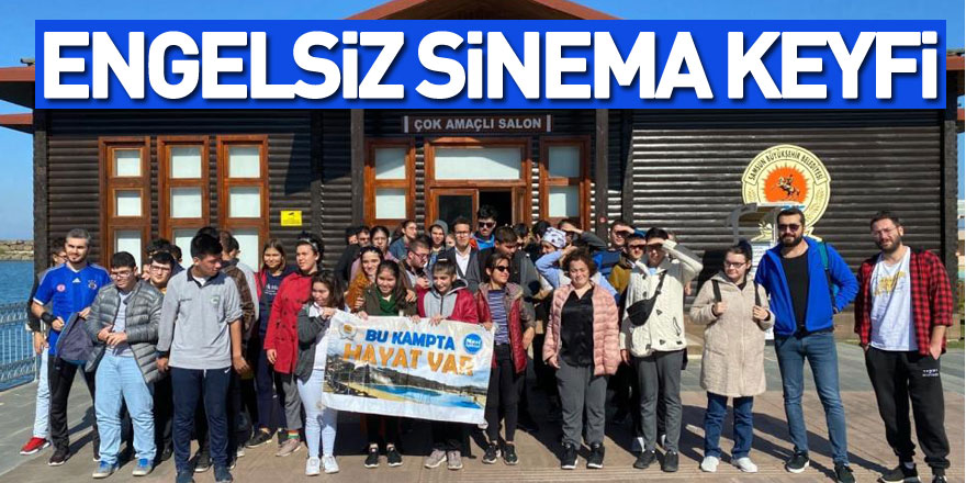 Samsun'da engelsiz sinema keyfi