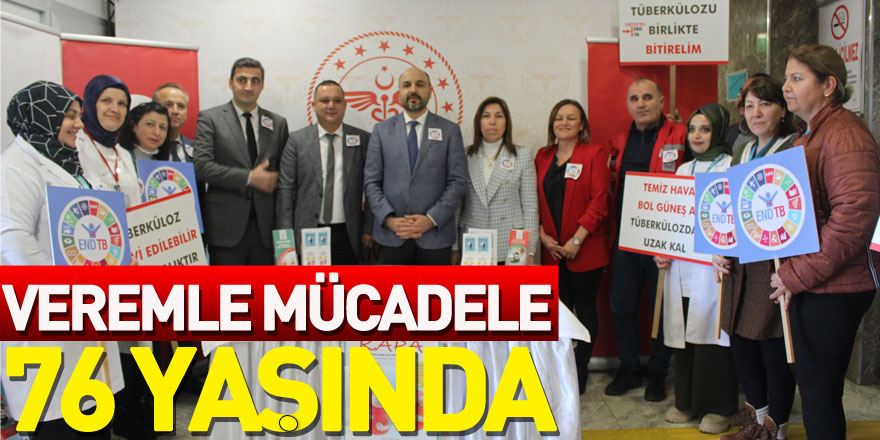 VEREMLE MÜCADELE 76 YAŞINDA