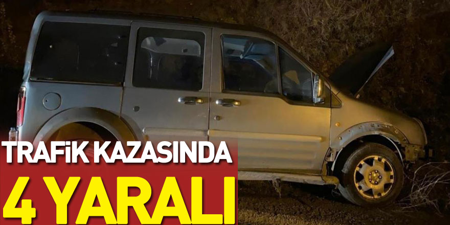 Trafik kazasında 4 yaralı