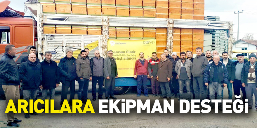 Arıcılara ekipman desteği