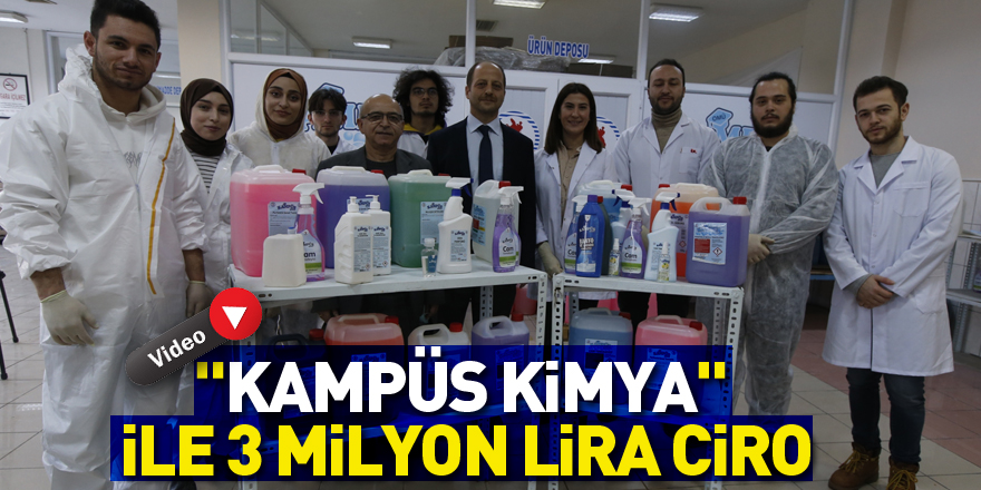 "Kampüs Kimya" ile 3 milyon lira ciro