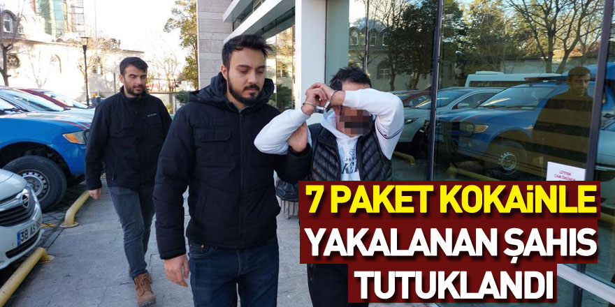 Smsun'da 7 paket kokainle yakalanan şahıs tutuklandı