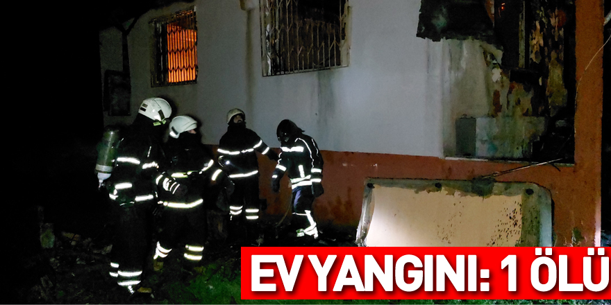 Samsun'da ev yangını: 1 ölü