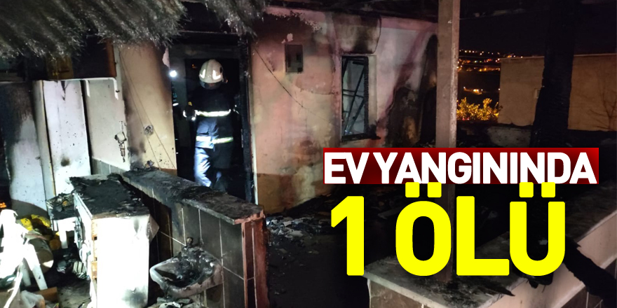 Samsun'da ev yangını: 1 ölü