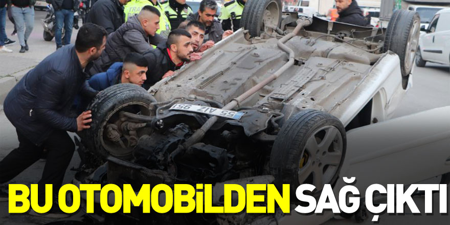 Bu otomobilden sağ çıktı