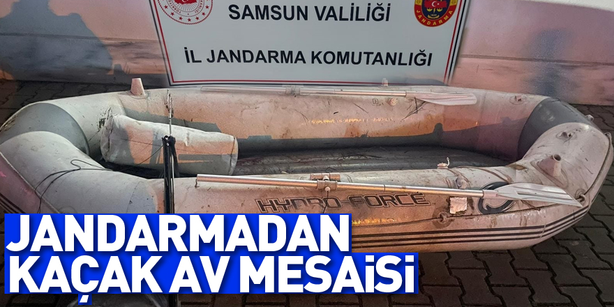 Jandarmadan kaçak av mesaisi!