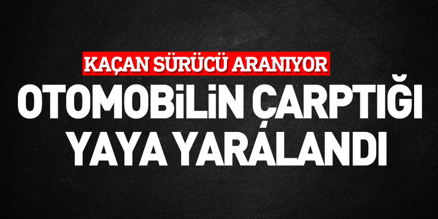 Samsun'da otomobilin çarptığı yaya yaralandı, kaçan sürücü aranıyor