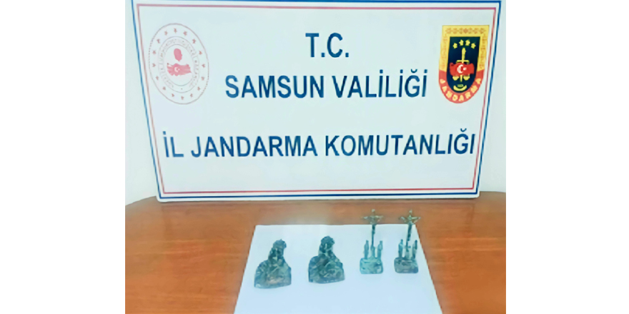 Samsun 'da tarihi eser ele geçirildi