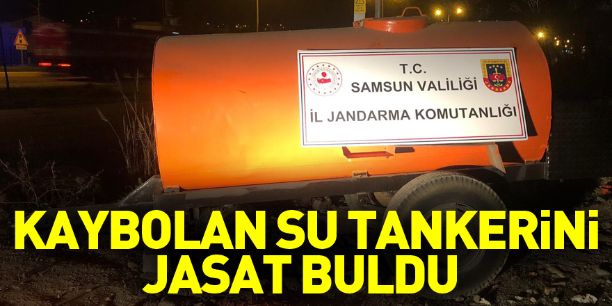 Kaybolan su tankerini JASAT buldu