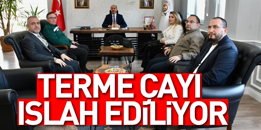 Terme Çayı Islah ediliyor