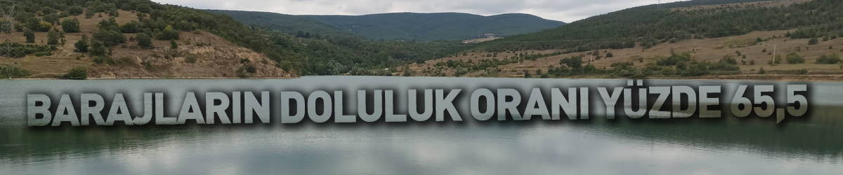 Samsun’da barajların doluluk oranı yüzde 65,5
