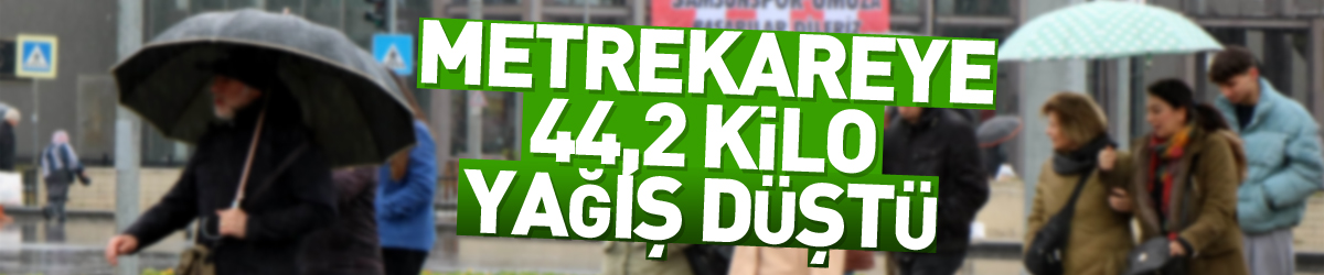 Samsun’a beklenen yağış geldi: Metrekareye 44,2 kilo yağış düştü