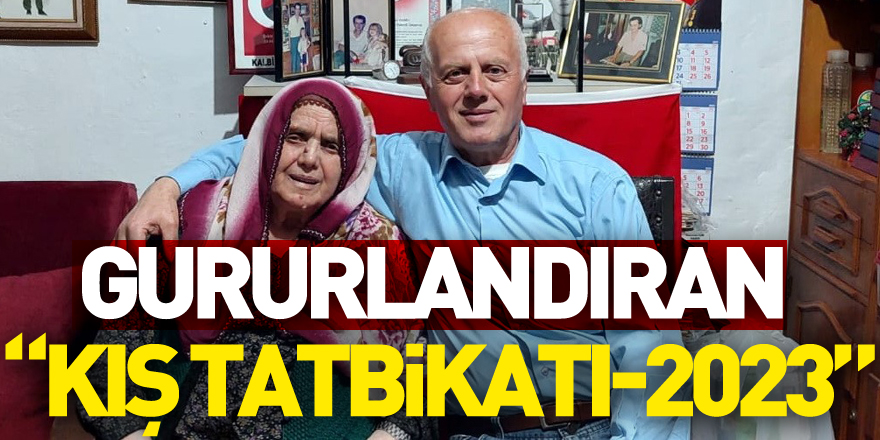 Samsunlu şehit ailesini gururlandıran “Kış Tatbikatı-2023”