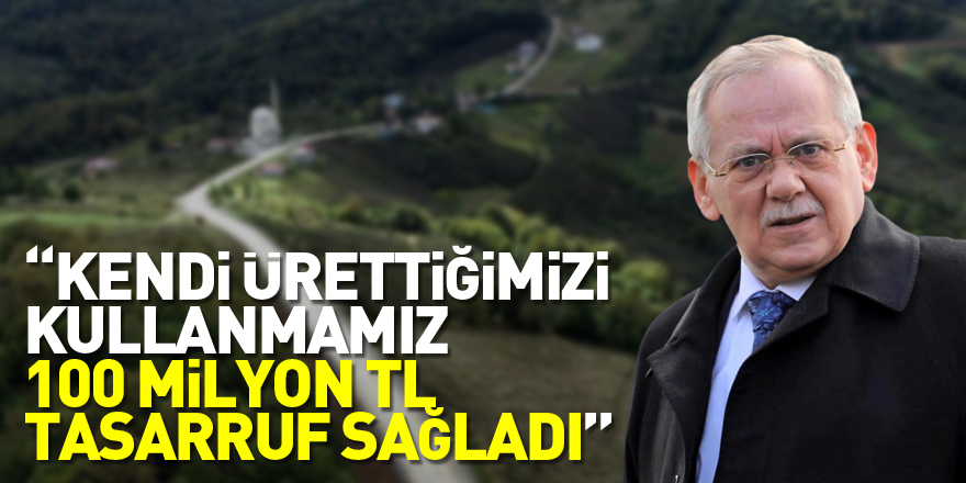 Başkan Demir: “Kendi ürettiğimiz betonu yol yapım çalışmalarında kullanmamız 100 milyon TL tasarruf sağladı”