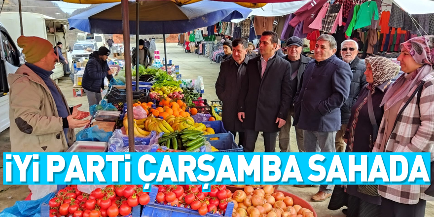 İYİ Parti Çarşamba sahada