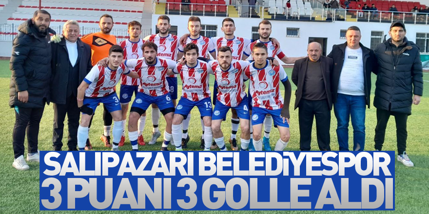 Salıpazarı Belediyespor 3 Puanı 3 Golle Aldı