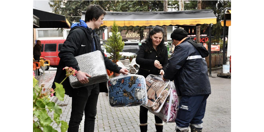 Terme depremzedeler için tek yürek