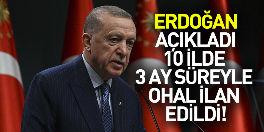 CB ERDOĞAN AÇIKLADI