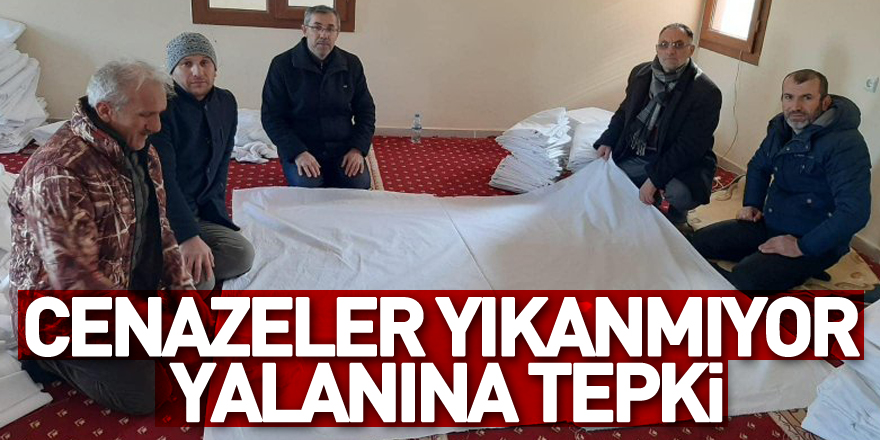 Cenazeler Yıkanmıyor Yalanına Tepki