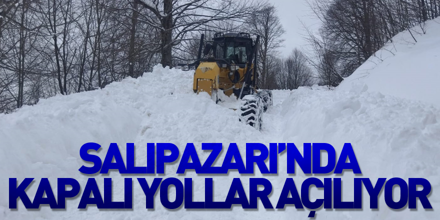 Salıpazarı’nda Kapalı Yollar Açılıyor