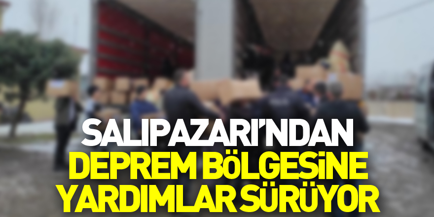 deprem bölgesine yardımlar sürüyor