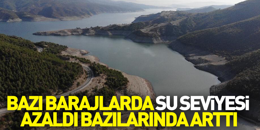 Samsun'da bazı barajlarda su seviyesi azaldı bazılarında arttı