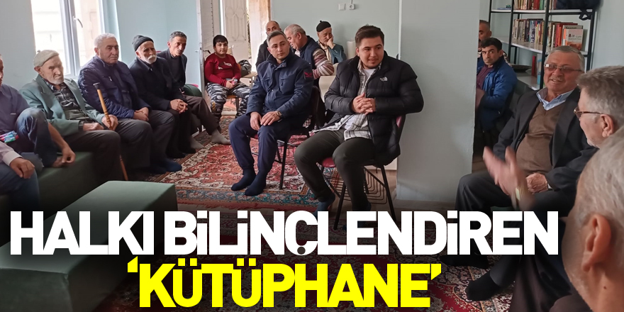 Halkı Bilinçlendiren ‘Kütüphane’