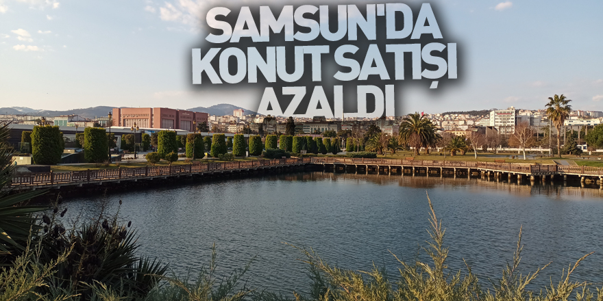 Samsun'da konut satışı azaldı