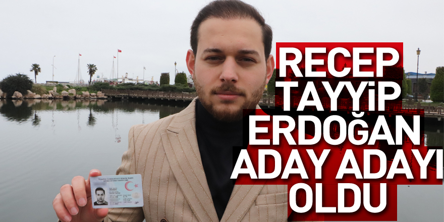 Recep Tayyip Erdoğan Samsun'dan aday adayı oldu