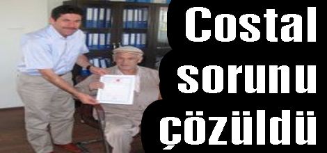 Costal da 50 yıllık sorun çözüldü