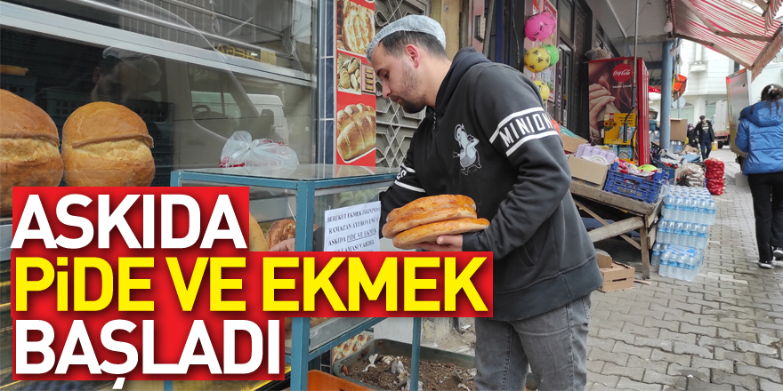 Askıda pide ve ekmek uygulaması başladı