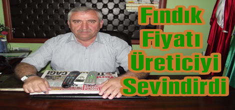 Fındık Fiyatı Üreticiyi Sevindirdi