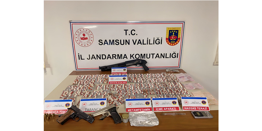 Samsun'da jandarmadan uyuşturucu operasyonu: 5 gözaltı