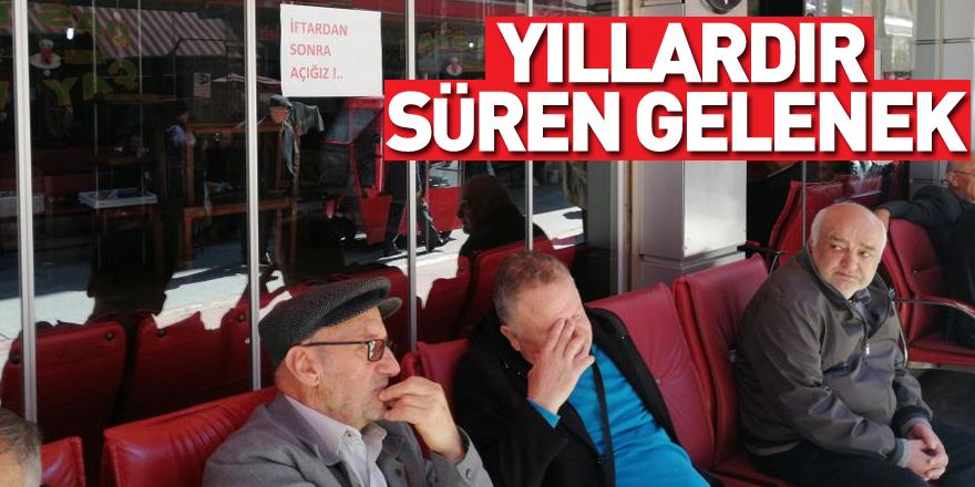 Yıllardır süren gelenek