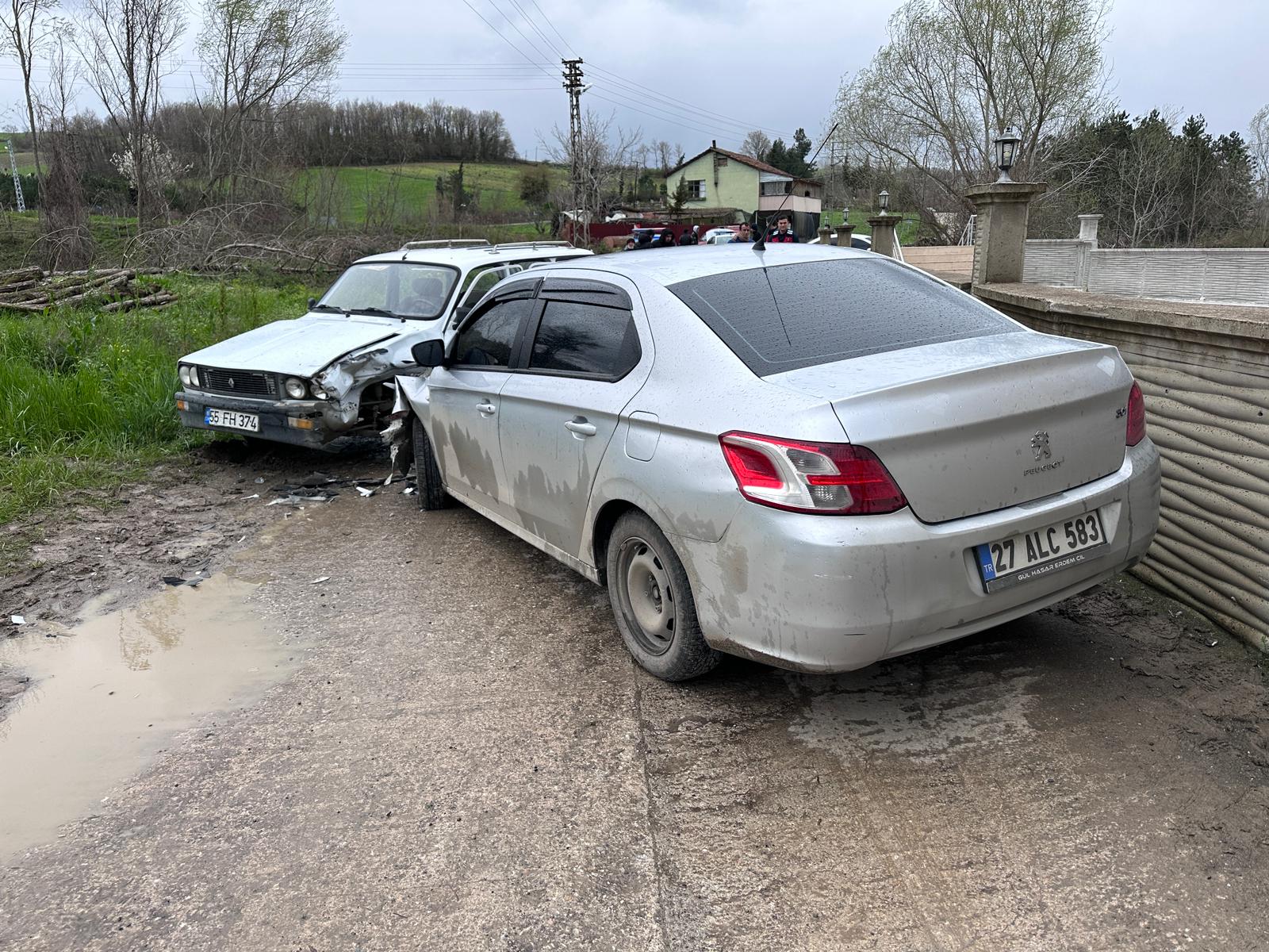 Bafra'daki trafik kazasında 1 kişi yaralandı