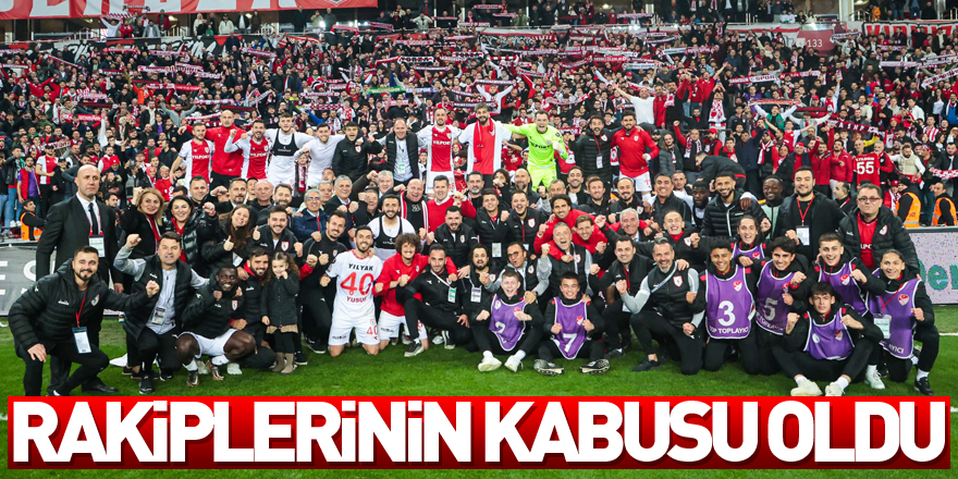 20 maçtır yenilmeyen Samsunspor, rakiplerinin kabusu oldu