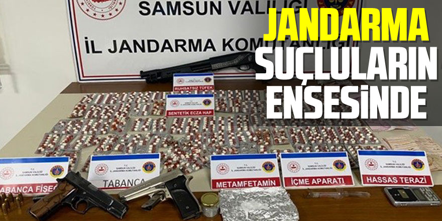 Jandarma suçluların ensesinde