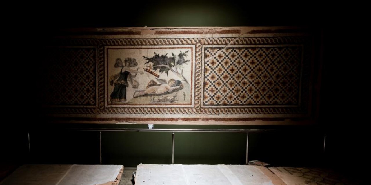 Dünyanın en büyük mozaik müzesindeki eserlere deprem kalkanı