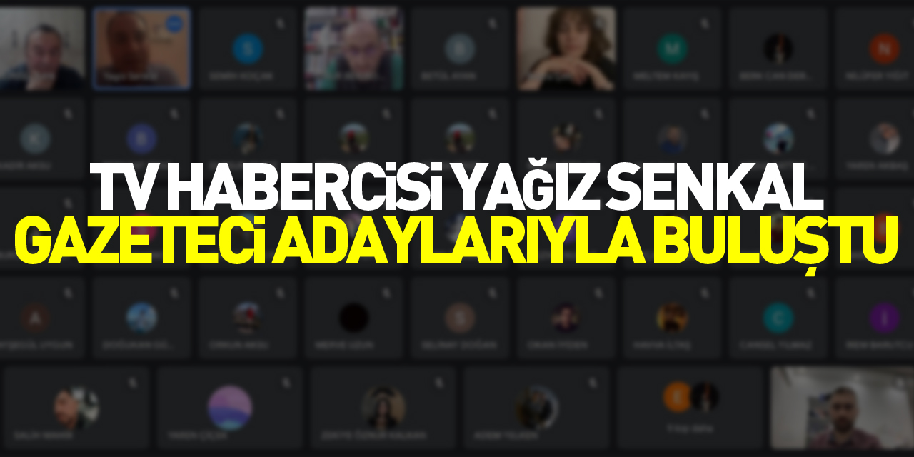 TV Habercisi Yağız Şenkal Gazeteci Adaylarıyla Buluştu