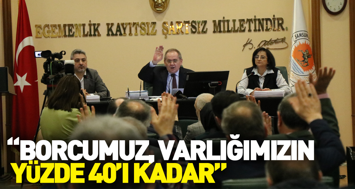 Başkan Demir: “Borcumuz, varlığımızın yüzde 40’ı kadar”