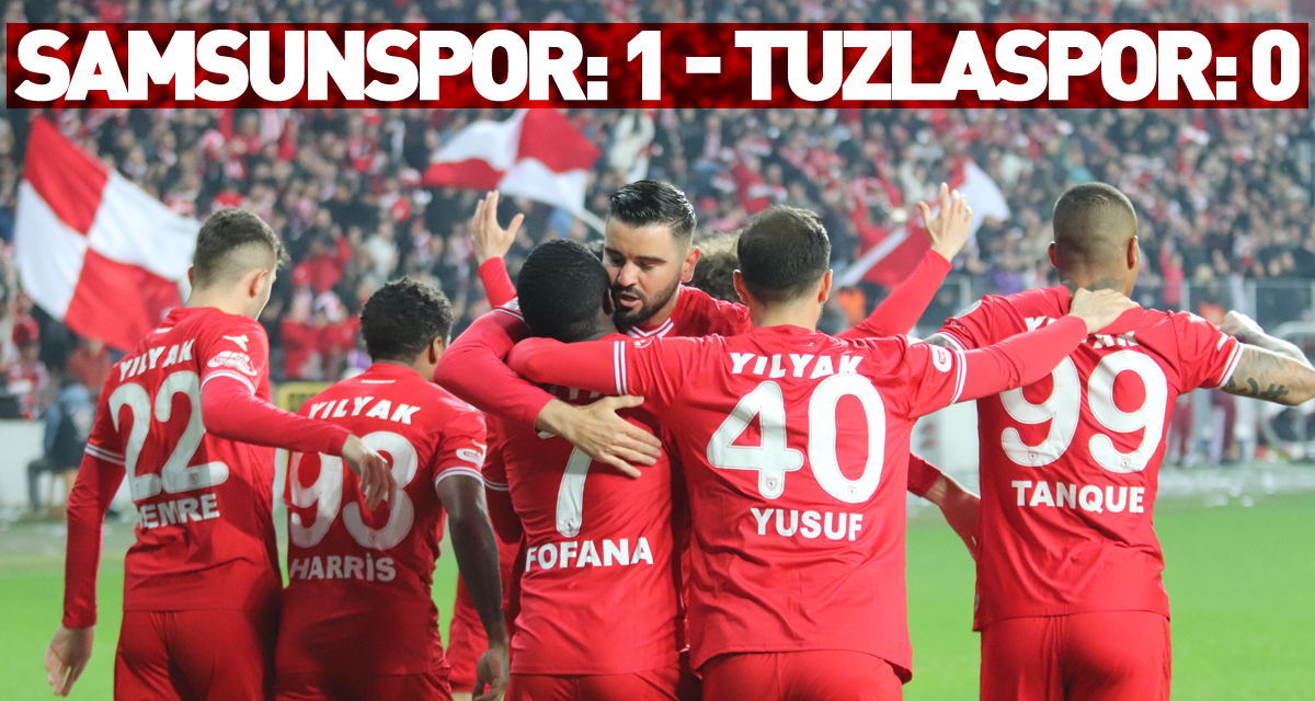 Spor Toto 1. Lig: Samsunspor: 1 - Tuzlaspor: 0